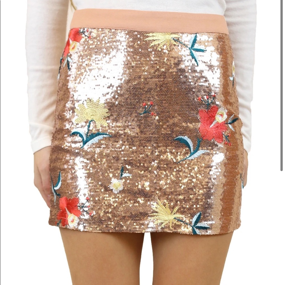 Sequin skirt